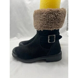 Ugg Harrison Cuff Waterproof Boot in Black